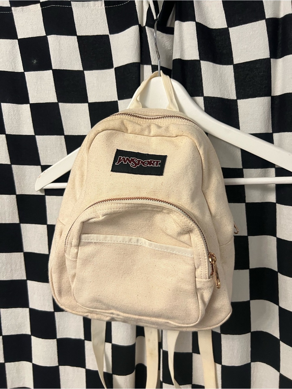 JanSport Rose Gold Half Pint Mini Backpack